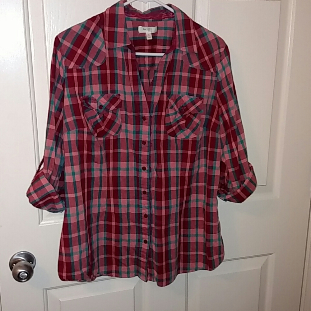 Love, Fire long sleeve blouse